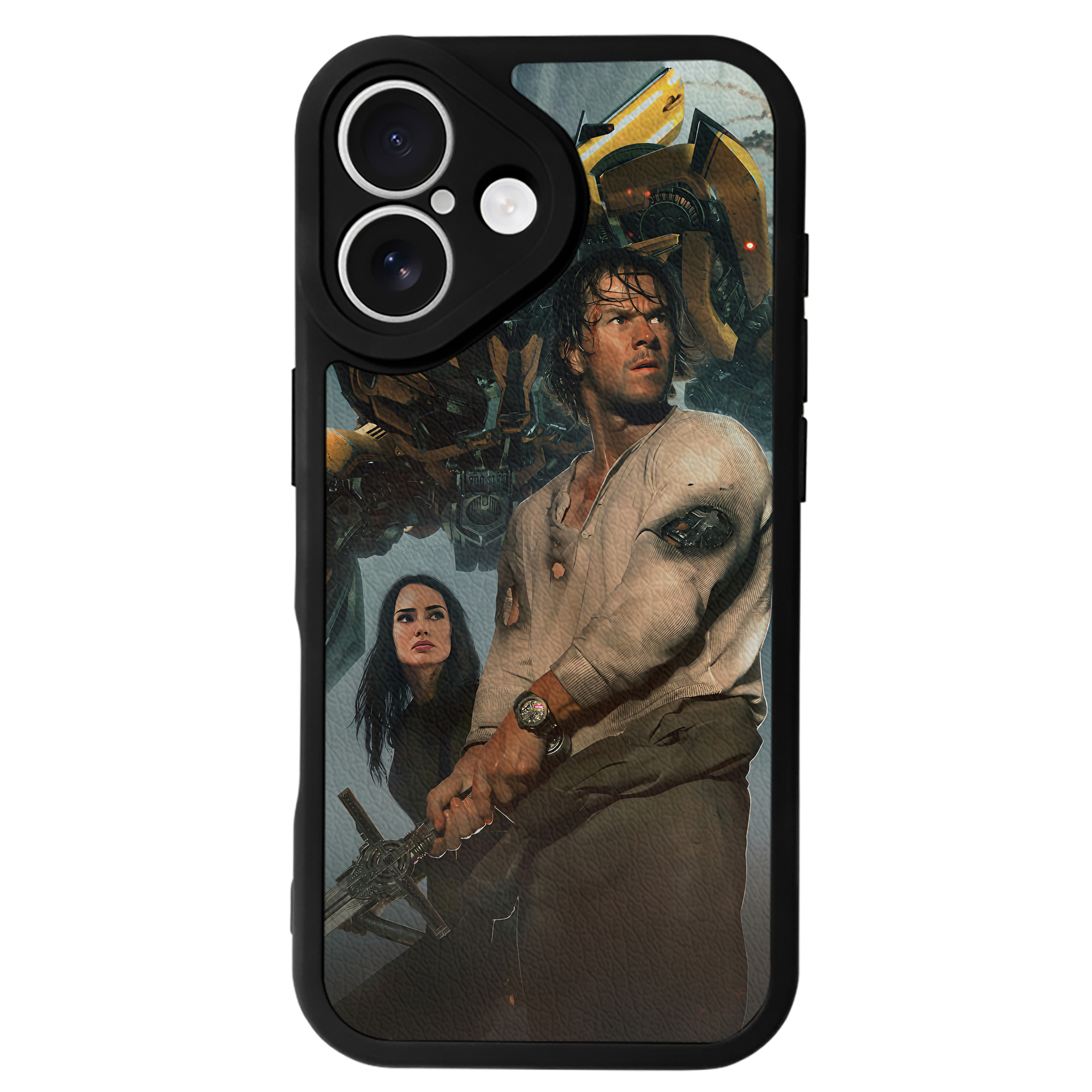 （画像用） Transformers トランスフォーマー 【iPhone 16シリーズ対応】シリコンスマホケース（レザー調） 材質：シリコン